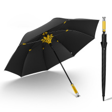 Advertising Business Lotus Frame Fiberglass Ribs Windproof Golf Umbrella for Car